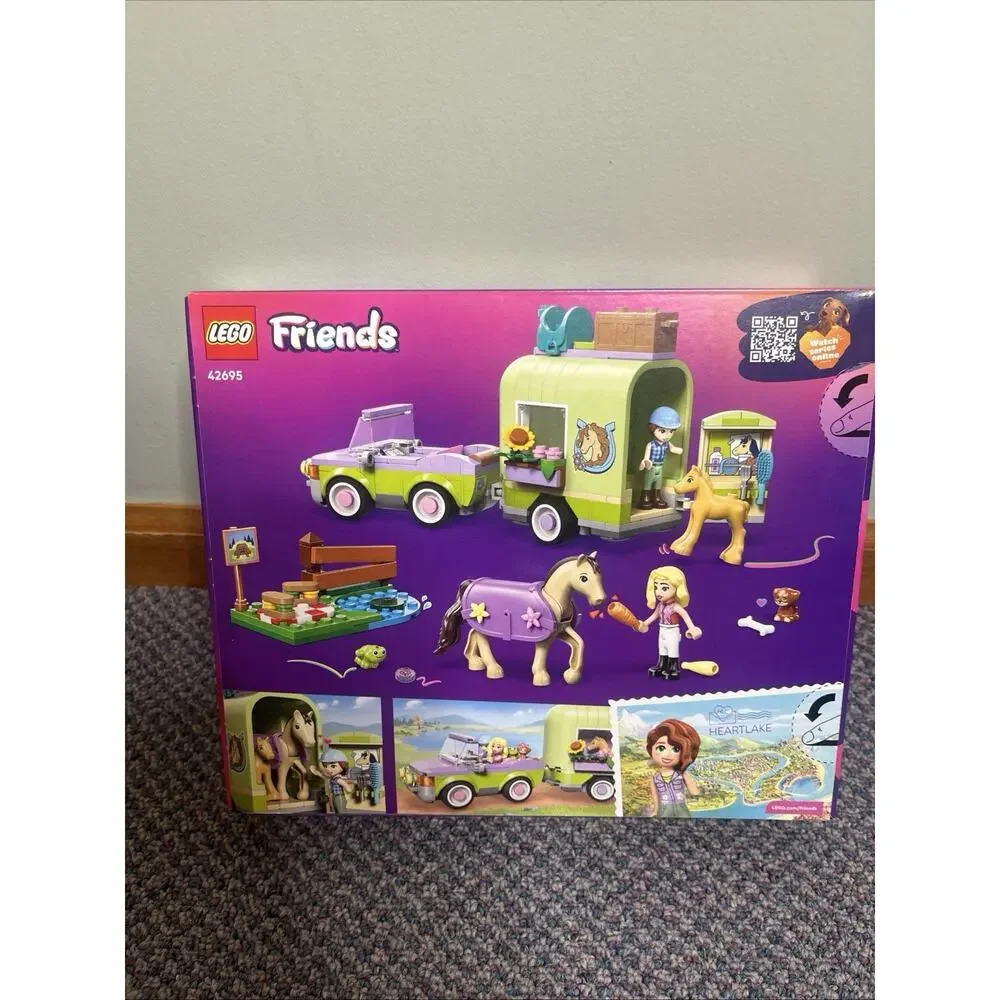 LEGO Friends HORSE & BABY FOAL TRAILER 42695 NEW & SEALED